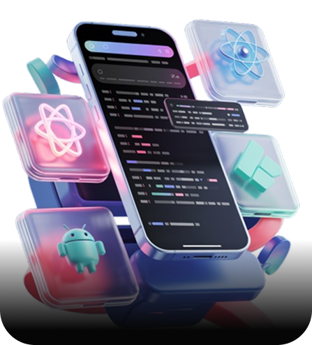 Android App Development Illustration