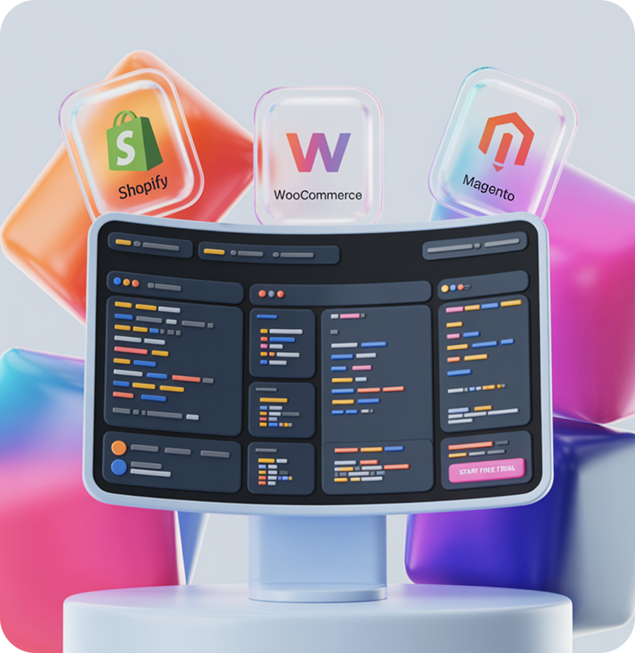 E-commerce Development Illustration