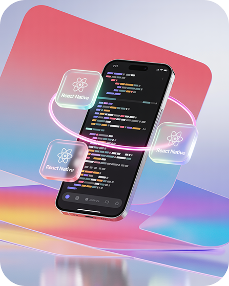 React Native App Development Illustration