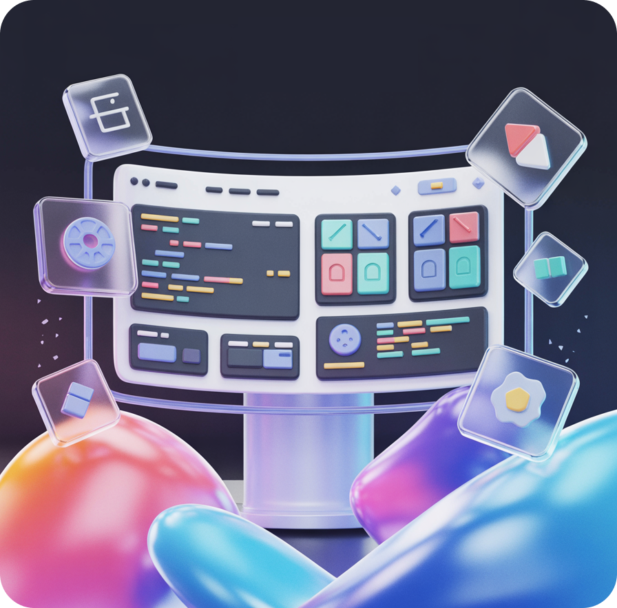SAAS Development Illustration