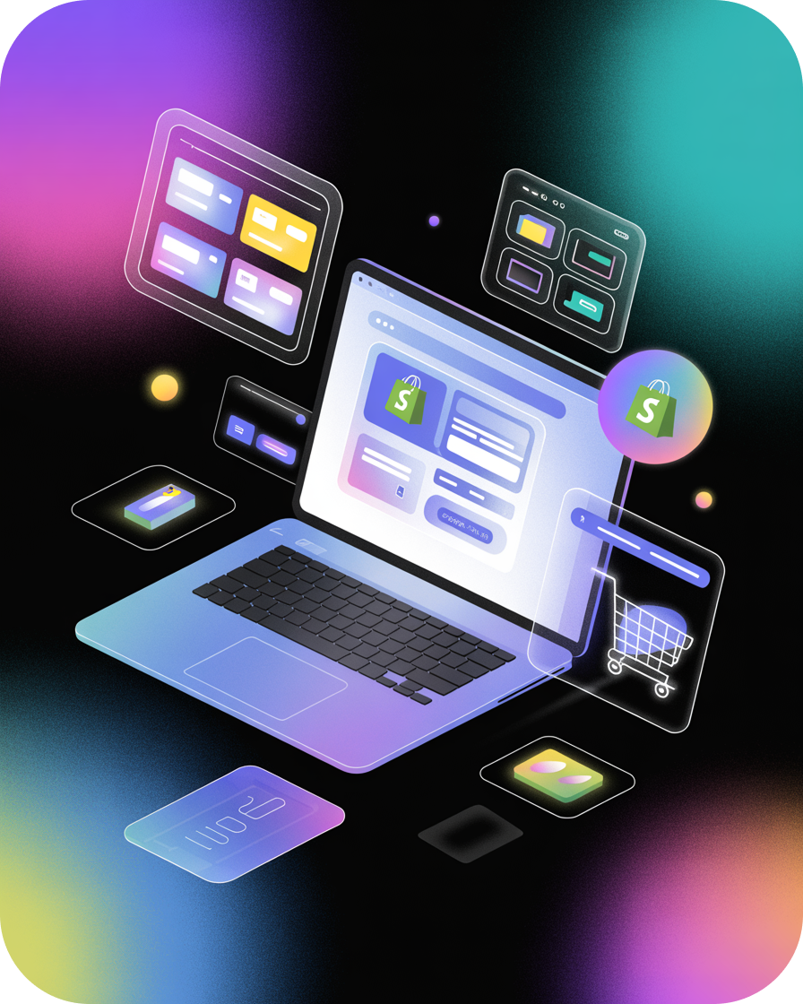 Shopify Development Illustration