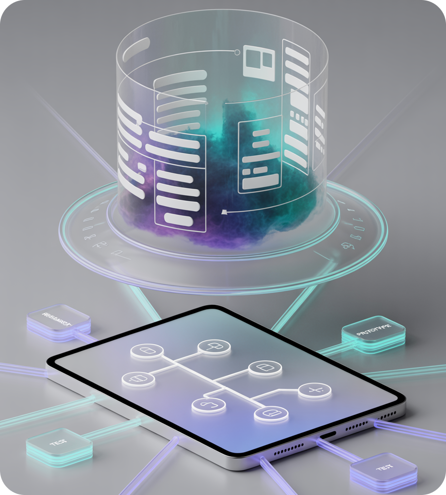 UX Strategy and Research Illustration